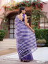 Vasthrlay Womens Printed Unstitched Dusty Pink Saree