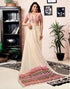Vasthrlay Womens Printed Unstitched Dark Green Saree