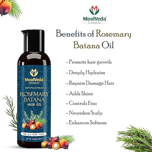 Pure Rosemary Batana Oil for Hair Growth