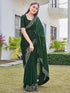 Vasthrlay Shimmer Georgette Dark Saree