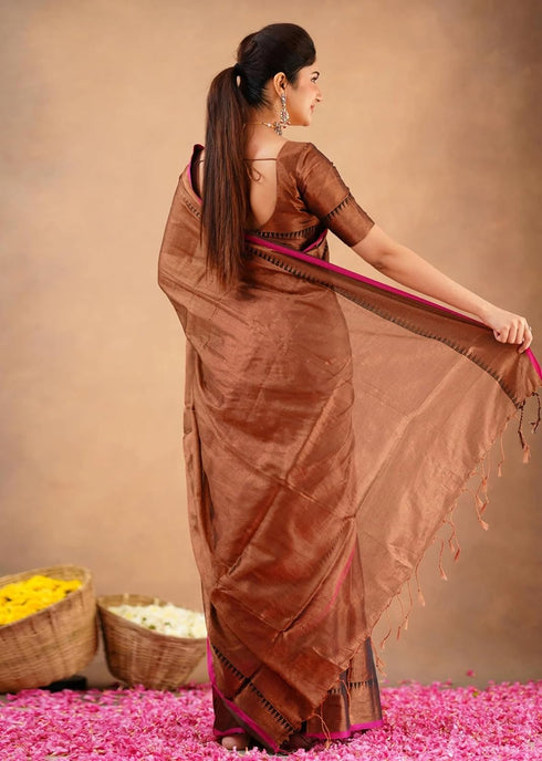Vasthrlay Handloom Unstitched Green Ethnic Wear