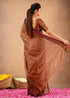 Vasthrlay Handloom Unstitched Green Ethnic Wear
