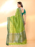 VasthrlayJacquard Boardered Unstitched Mustard Free Ethnic Wear
