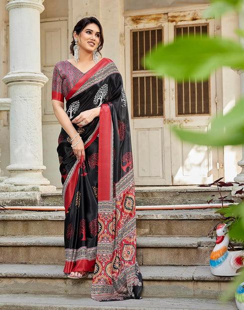 Vasthrlay Abstract Pattern Printed Az Ys Pratika Ethnic Wear