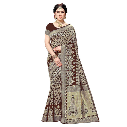 Vasthrlay Banarasi Kanjivaram Material Ethnic Wear