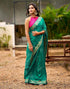 Vasthrlay Bandhani Printed Unstitched Black Saree