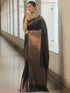 Vsathrlay Saree Kanjivaram Silk Pari Dark