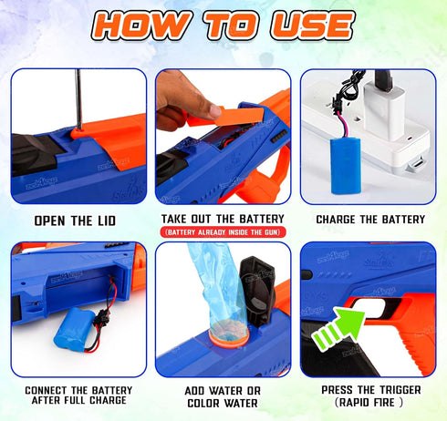 Electric Water Gun Toy Holi Pichkari