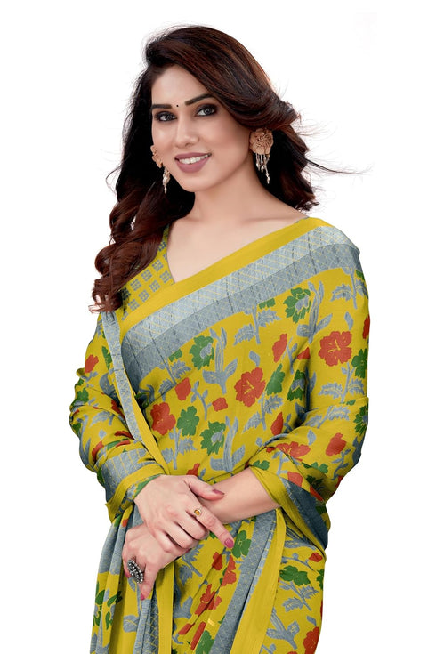 Vasthrlay Fashion Chiffon Printed Ethnic Wear