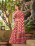 Vasthrlay Chanderi Leheriya Mothra Saree Multicolor