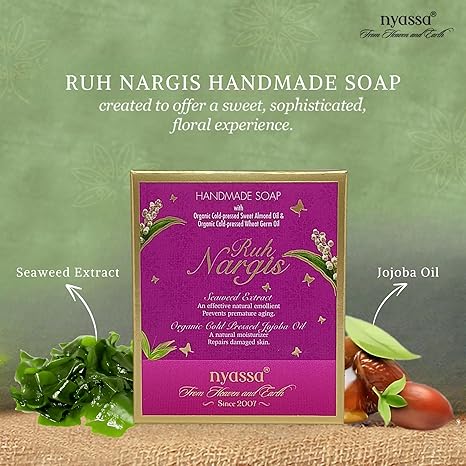 Nyassa Ruh Nargis Natural Handmade Bathing Soap
