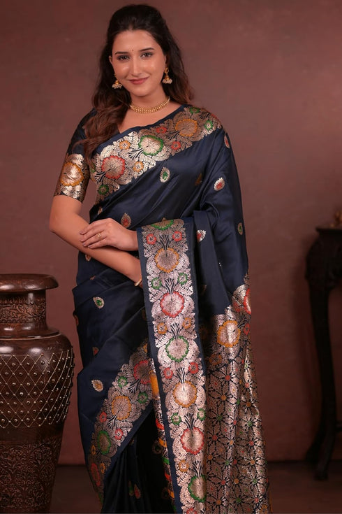 Vasthrlay Kanjivaram Unstitched Blouse Ethnic Wear