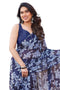 Vasthrlay Fashion Chiffon Printed Red Ethnic Wear