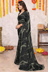 Vasthrlay Fashion Georgette Geometric Dusty Ethnic Wear