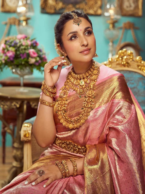 Vasthrlay Banarasi Unstitched Saree