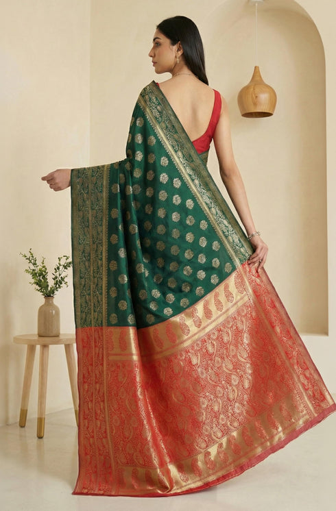 Vasthrlay Jacquard Floral Saree