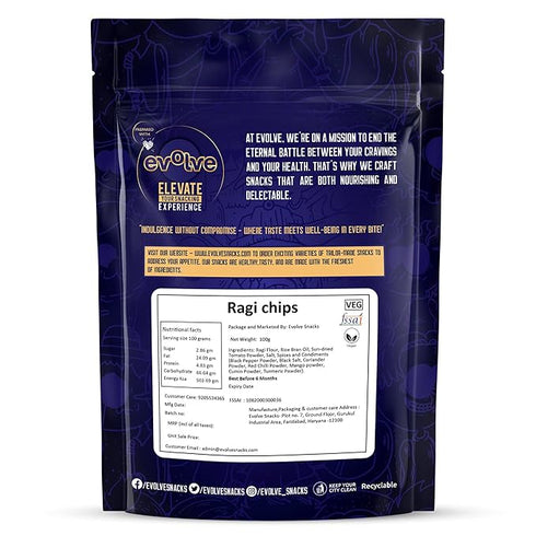 Evolve Ragi Chips Healthy Snack