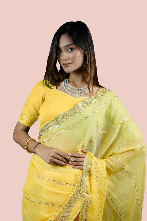 Vasthrlay Embroidery Lightgreen Ethnic Wear