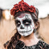 Punk Halloween Earrings for Women Spooky Skull Skeleton Dangle Earrings