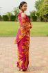 Vasthrlay Fashion Georgette Geometric Green Ethnic Wear