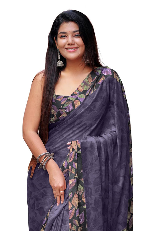 Vasthrlay Fashion Rhinestone Embellished Black Ethnic Wear