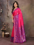 Vasthrlay Kanjivaram Saree Banarasi Blouse Wedding