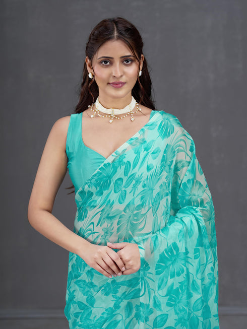 Vasthrlay Chiffon Floral Saree
