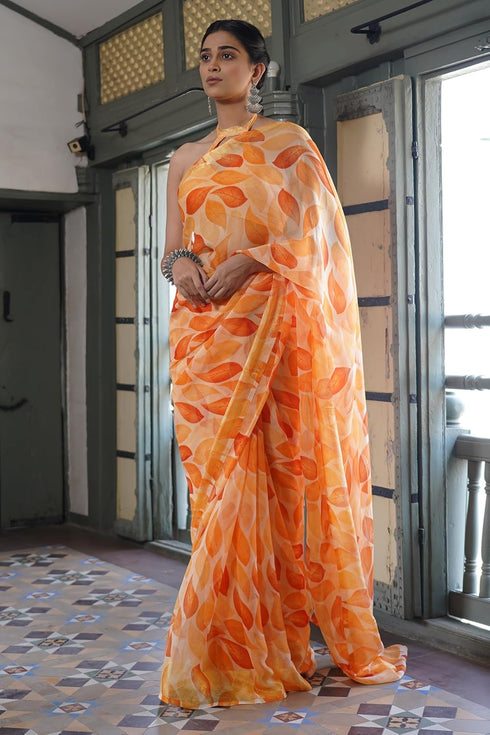 Vasthrlay Fashion Jacquard Geomatric Peach Ethnic Wear