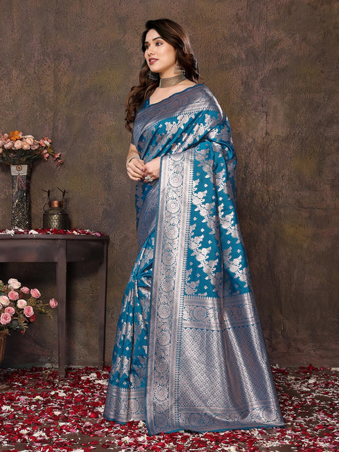 Vasthrlay Kanjivaram Banarasi Wedding Sari Az Ys Shakshi Saree