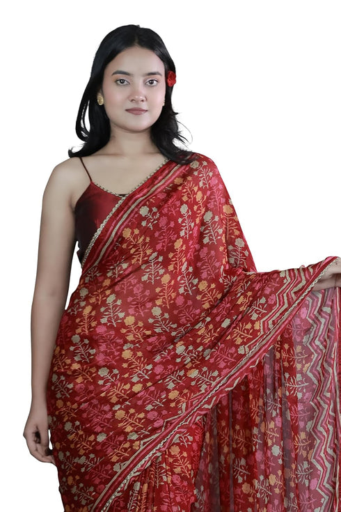 Vasthrlay Fashion Chiffon Printed Ethnic Wear