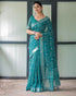 Vasthrlay Floral Printed Tassels Saree