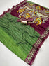 Vasthrlay Kalamkari Beautiful Navy Blue