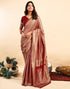 Vasthrlay Kanjivaram Banarasi Wedding Light Green Saree