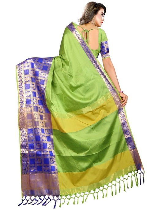 Vasthrlay Jacquard Unstiched Ethnic Wear