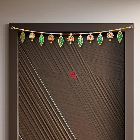 Parv Decor Lotus and Leaf Torans for Entrance Door
