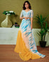 Vasthrlay Womens Cotton Printed Pink Saree