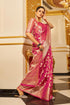 Vasthrlay Organza Patola Leriya Unstitched Saree