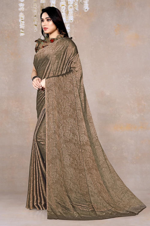 Vasthrlay Fashion Georgette Abstract Dusty Ethnic Wear