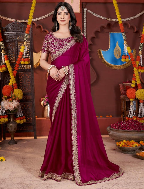 Vasthrlay Embroidered Traditional Mustard