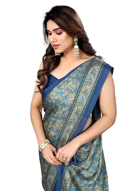 Vasthrlay Fashion Chiffon Printed Ethnic Wear