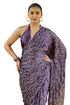 Vasthrlay Fashion Georgette Sequins Navy Ethnic Wear
