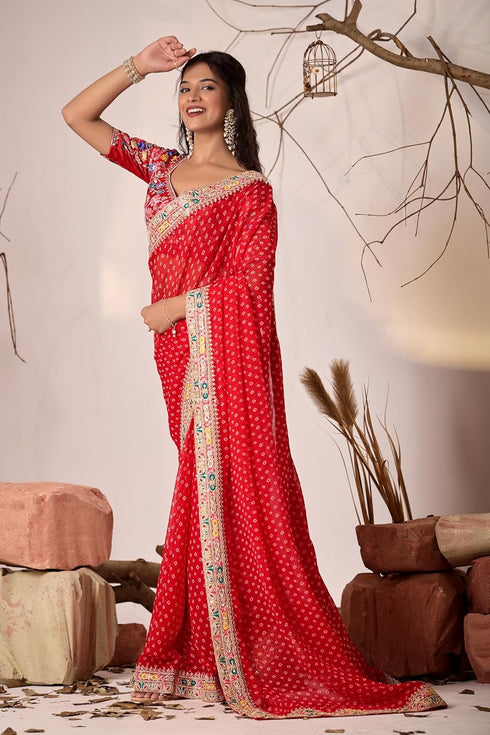 VasthrlayEmbroidered Unstitched Saiyaara Gold Free Ethnic Wear