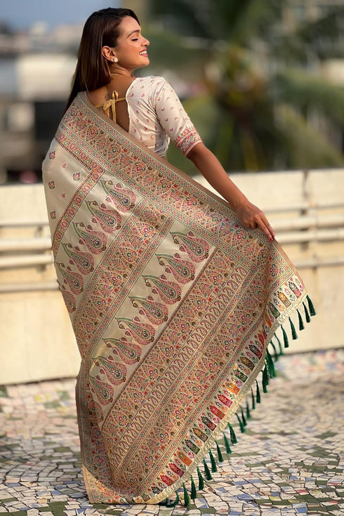 Vasthrlay Kanjivaram Unstitched Blouse Ethnic Wear