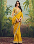 Vasthrlay Embroidery Traditional Unstitched Violet Saree