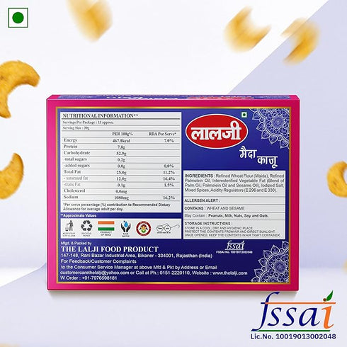 Lalji Foods Maida Kaju