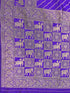 Vasthrlay Banarasi Weaving Maroon Saree