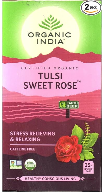 Organic India Tulsi Sweet Rose Tea
