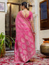 Vasthrlay Weaving Banarasi Unstitched Maroon Saree