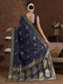 Vasthrlay Womens Weaving Unstitched Maroon Saree
