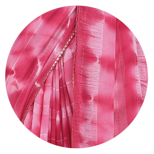 Vasthrlay Fashion Chiffon Shibori Printed Ethnic Wear